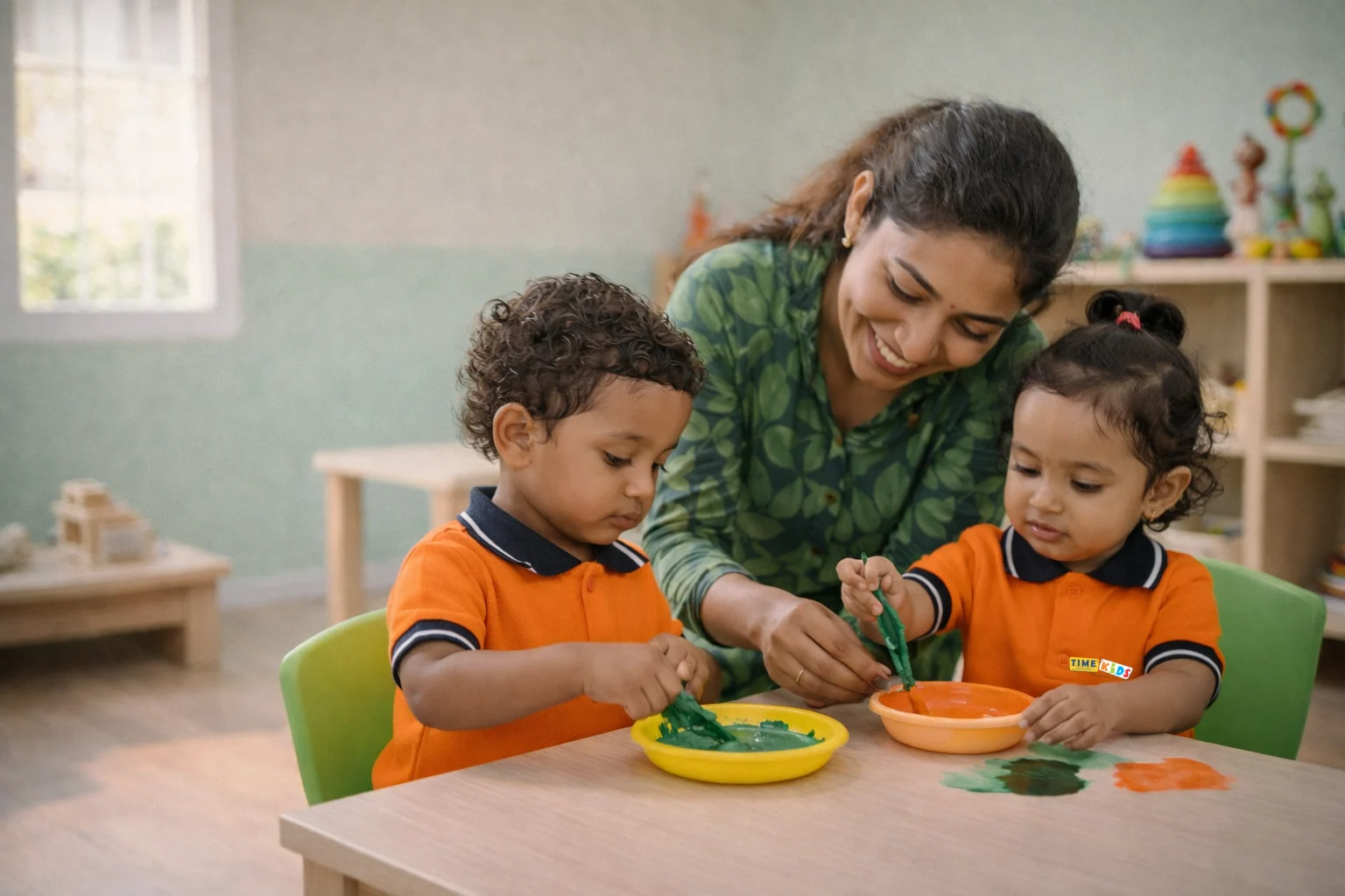 Parent toddler program at Time Kids Preschool Anna Nagar