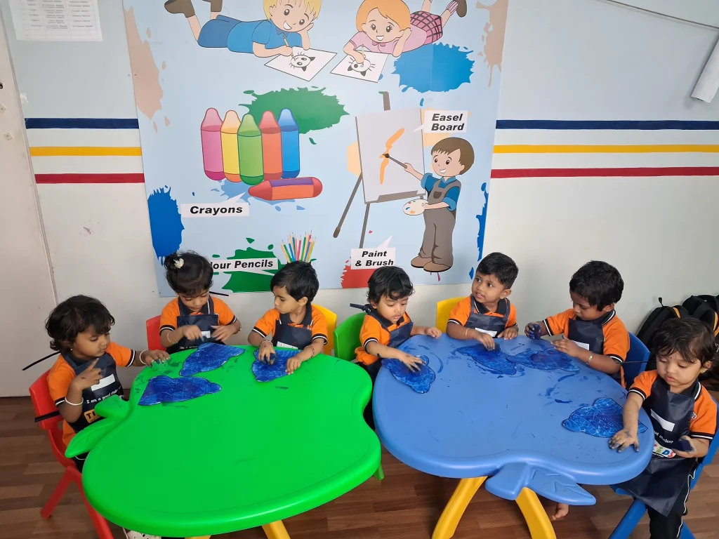 Playschool in Anna Nagar programs by age – early toddler, parent toddler, playgroup and nursery
